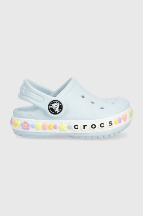 Дитячі шльопанці Crocs колір блакитний (3073938) Дитячі шльопанці Crocs колір блакитний (3073938)