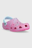 Дитячі шльопанці Crocs колір рожевий (3198789)