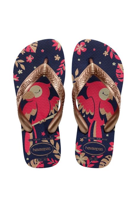 Дитячі в'єтнамки Havaianas TOP PETS колір синій Дитячі в'єтнамки Havaianas TOP PETS колір синій