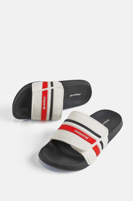 Дитячі шльопанці Mayoral колір білий Дитячі шльопанці Mayoral колір білий