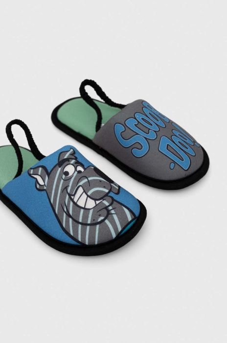 Дитячі тапочки United Colors of Benetton x Scooby-Doo! колір сірий Дитячі тапочки United Colors of Benetton x Scooby-Doo! колір сірий