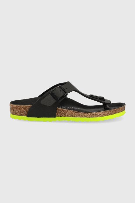 Дитячі в'єтнамки Birkenstock Gizeh колір чорний Дитячі в'єтнамки Birkenstock Gizeh колір чорний