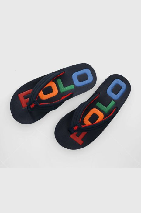 Дитячі в'єтнамки Polo Ralph Lauren колір синій Дитячі в'єтнамки Polo Ralph Lauren колір синій