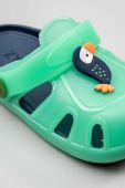 Дитячі шльопанці zippy колір зелений (3158815)
