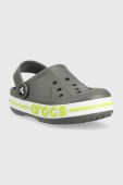 Дитячі шльопанці Crocs колір сірий (3175846) Дитячі шльопанці Crocs колір сірий (3175846)