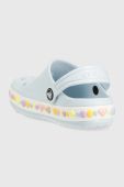 Дитячі шльопанці Crocs колір блакитний (3175877)