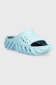 Дитячі шльопанці Crocs ECHO SLIDE колір блакитний (3298377) Дитячі шльопанці Crocs ECHO SLIDE колір блакитний (3298377)