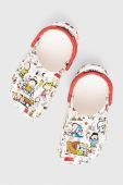 Дитячі шльопанці Crocs PEANUTS CLASSIC CLOG колір білий