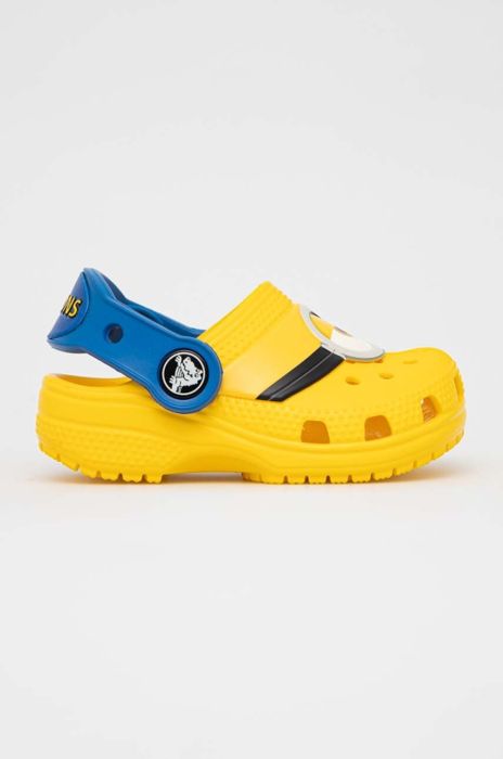 Дитячі шльопанці Crocs колір жовтий (3112588) Дитячі шльопанці Crocs колір жовтий (3112588)