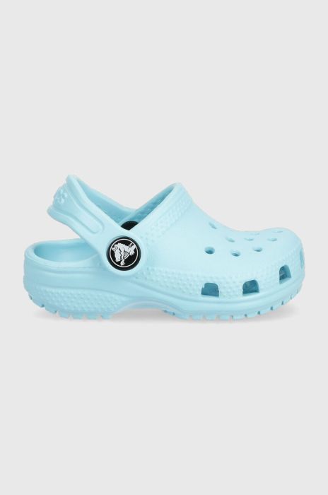 Дитячі шльопанці Crocs колір блакитний (3074000)