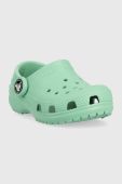 Дитячі шльопанці Crocs колір бірюзовий (3073982) Дитячі шльопанці Crocs колір бірюзовий (3073982)