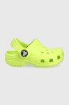 Дитячі шльопанці Crocs колір зелений (3073988)