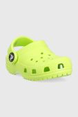 Дитячі шльопанці Crocs колір зелений (3073988)