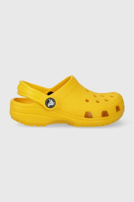 Дитячі шльопанці Crocs колір жовтий (3480657) Дитячі шльопанці Crocs колір жовтий (3480657)