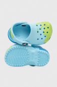 Дитячі шльопанці Crocs колір блакитний (3288738)