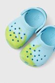 Дитячі шльопанці Crocs колір блакитний (3288738)