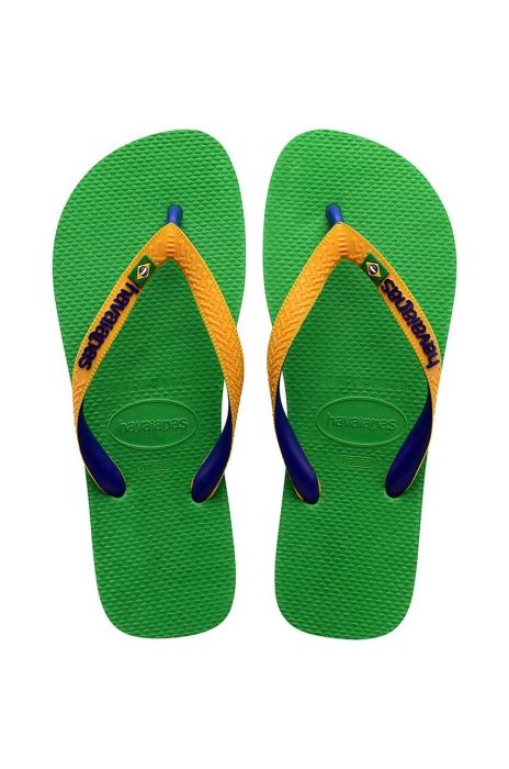 Дитячі в'єтнамки Havaianas BRASIL MIX колір зелений (3318152)