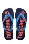 Дитячі в'єтнамки Havaianas LOGOMANIA колір синій (3246088)