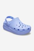 Дитячі шльопанці Crocs Classic Cutie Clog колір фіолетовий Дитячі шльопанці Crocs Classic Cutie Clog колір фіолетовий