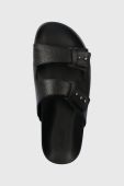 Шкіряні шльопанці Aldo Serham чоловічі колір чорний 13564003.SERHAM