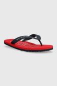 В'єтнамки Tommy Hilfiger RUBBER HILFIGER BEACH SANDAL чоловічі колір синій FM0FM04468 В'єтнамки Tommy Hilfiger RUBBER HILFIGER BEACH SANDAL чоловічі колір синій FM0FM04468