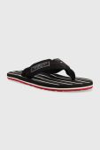 В'єтнамки Tommy Hilfiger PATCH HILFIGER BEACH SANDAL чоловічі колір чорний FM0FM04470 В'єтнамки Tommy Hilfiger PATCH HILFIGER BEACH SANDAL чоловічі колір чорний FM0FM04470