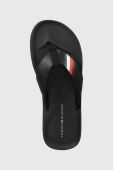 В'єтнамки Tommy Hilfiger COMFORTABLE PADDED BEACH SANDAL чоловічі колір чорний FM0FM04473 В'єтнамки Tommy Hilfiger COMFORTABLE PADDED BEACH SANDAL чоловічі колір чорний FM0FM04473