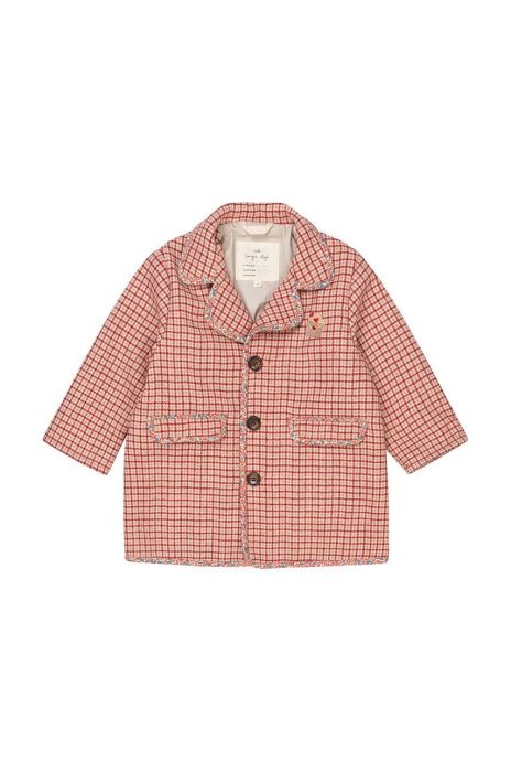 Дитячий плащ Konges Sl?jd колір червоний (2929389) Дитячий плащ Konges Sl?jd колір червоний (2929389)