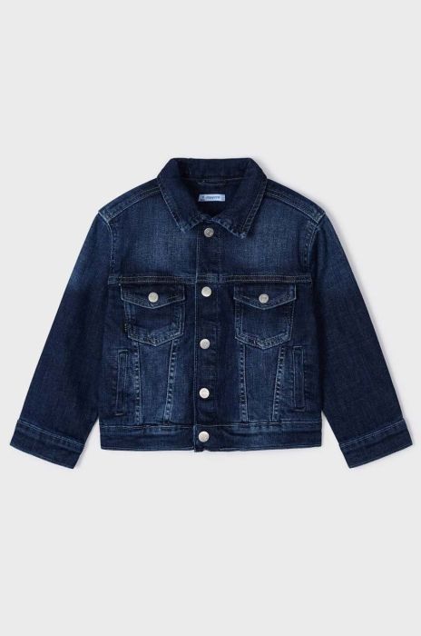 Дитяча джинсова куртка Mayoral колір блакитний (2974321) Дитяча джинсова куртка Mayoral колір блакитний (2974321)