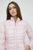 Двостороння куртка Guess жіноча колір рожевий перехідна Двостороння куртка Guess жіноча колір рожевий перехідна