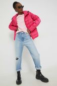 Куртка Tommy Jeans жіноча колір рожевий перехідна (2870575) Куртка Tommy Jeans жіноча колір рожевий перехідна (2870575)
