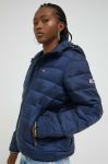 Куртка Tommy Jeans жіноча колір синій перехідна (2870586) Куртка Tommy Jeans жіноча колір синій перехідна (2870586)