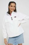 Куртка Tommy Jeans жіноча колір білий перехідна (2850932) Куртка Tommy Jeans жіноча колір білий перехідна (2850932)
