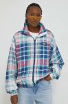 Куртка Tommy Jeans жіноча перехідна колір блакитний (2870598) Куртка Tommy Jeans жіноча перехідна колір блакитний (2870598)