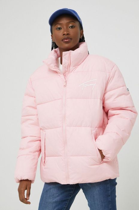 Куртка Tommy Jeans жіноча колір рожевий зимова (2867488) Куртка Tommy Jeans жіноча колір рожевий зимова (2867488)