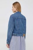Джинсова куртка Polo Ralph Lauren жіноча колір синій перехідна Джинсова куртка Polo Ralph Lauren жіноча колір синій перехідна