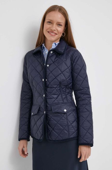 Куртка Polo Ralph Lauren жіноча колір синій перехідна (3387925) Куртка Polo Ralph Lauren жіноча колір синій перехідна (3387925)