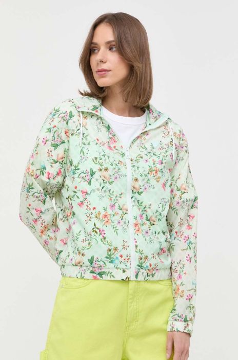 Вітровка Guess колір зелений перехідна Вітровка Guess колір зелений перехідна