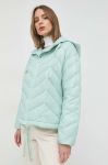 Пухова куртка Twinset жіноча колір зелений перехідна Пухова куртка Twinset жіноча колір зелений перехідна