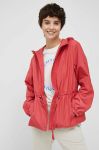 Куртка Pepe Jeans Sibylle жіноча колір червоний перехідна Куртка Pepe Jeans Sibylle жіноча колір червоний перехідна