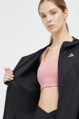 Бігова куртка adidas Performance Fast колір чорний перехідна (2998673) Бігова куртка adidas Performance Fast колір чорний перехідна (2998673)