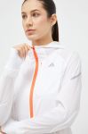 Вітровка adidas Performance Fast колір білий перехідна (3049487) Вітровка adidas Performance Fast колір білий перехідна (3049487)