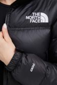 Пухова куртка The North Face NUPTSE SHORT JACKET жіноча колір чорний зимова Пухова куртка The North Face NUPTSE SHORT JACKET жіноча колір чорний зимова