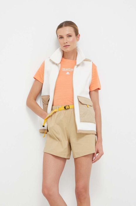 Спортивна безрукавка The North Face Royal Arch колір бежевий перехідна Спортивна безрукавка The North Face Royal Arch колір бежевий перехідна