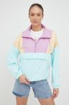 Куртка Billabong жіноча колір бірюзовий перехідна oversize Куртка Billabong жіноча колір бірюзовий перехідна oversize