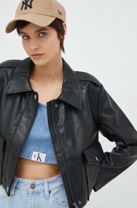 Куртка Sisley жіноча колір чорний перехідна (3003839) Куртка Sisley жіноча колір чорний перехідна (3003839)