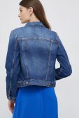 Джинсова куртка United Colors of Benetton жіноча перехідна колір блакитний (3122779) Джинсова куртка United Colors of Benetton жіноча перехідна колір блакитний (3122779)