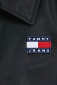 Куртка Tommy Jeans жіноча колір чорний перехідна (2979740)