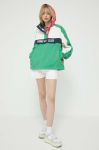Куртка Tommy Jeans жіноча колір зелений перехідна oversize (3158896) Куртка Tommy Jeans жіноча колір зелений перехідна oversize (3158896)