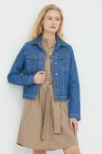 Джинсова куртка Lee жіноча перехідна колір блакитний Джинсова куртка Lee жіноча перехідна колір блакитний